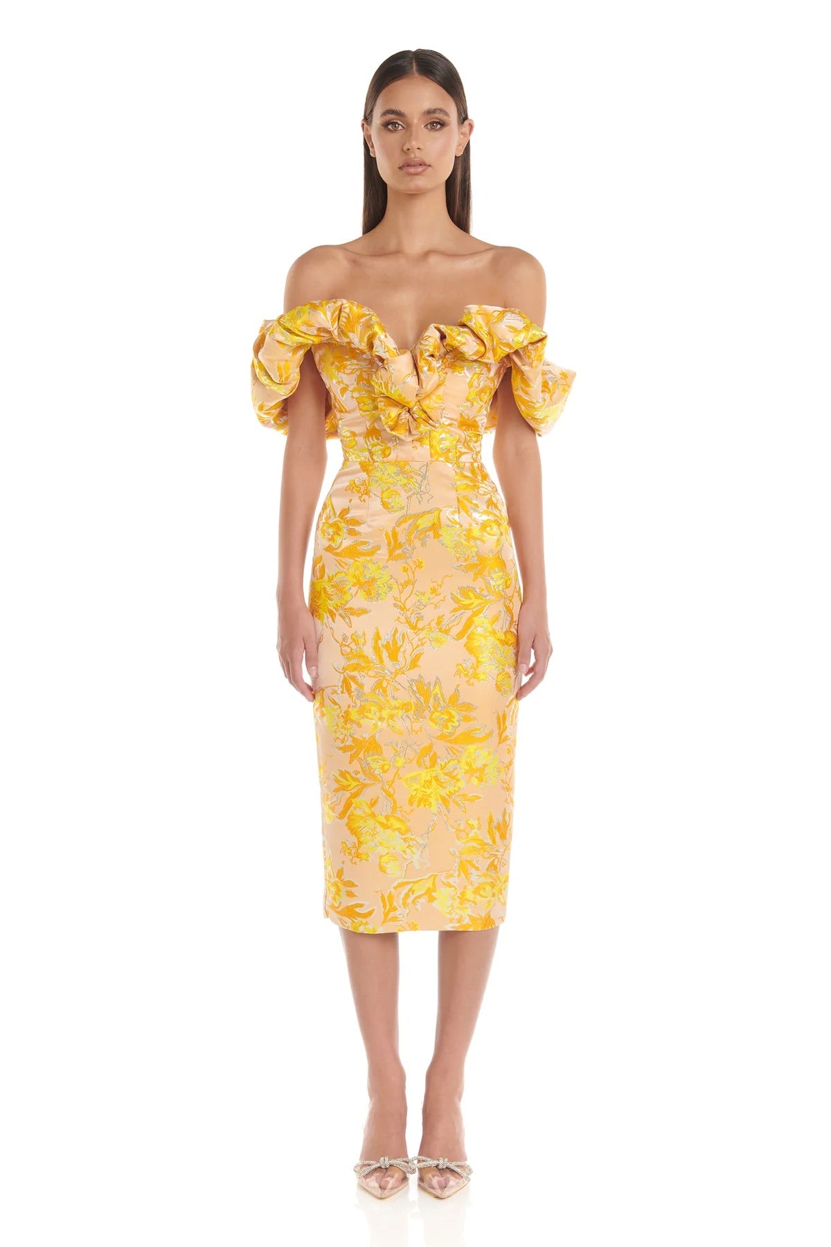 Eliyah The Label Brielle Dress - Yellow