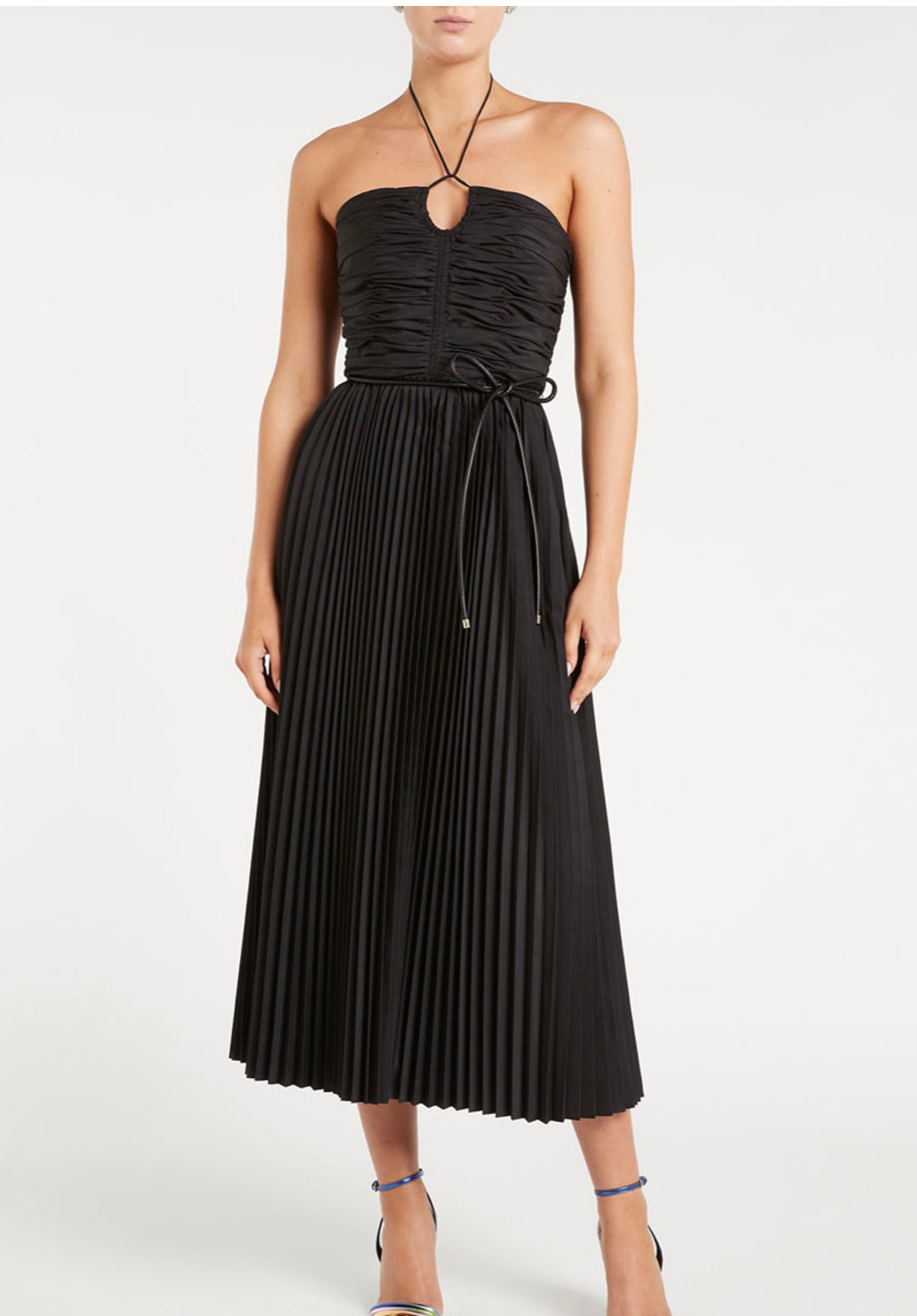 Rebecca Vallance Magdalena Halter Midi Dress