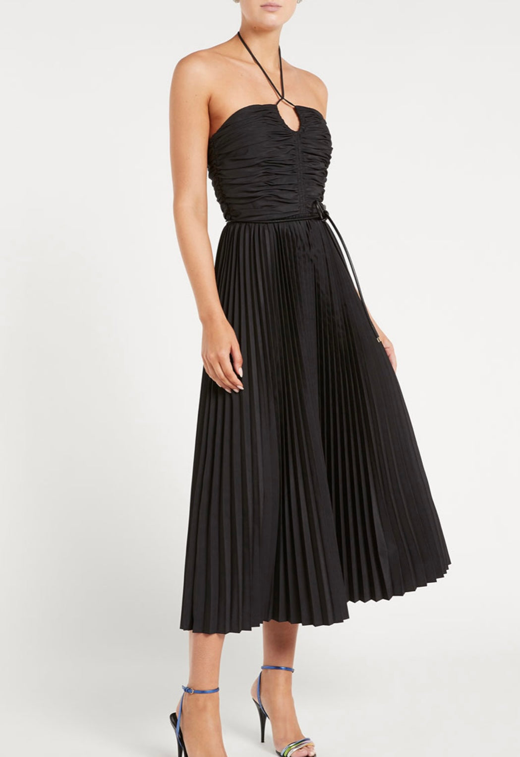 Rebecca Vallance Magdalena Halter Midi Dress