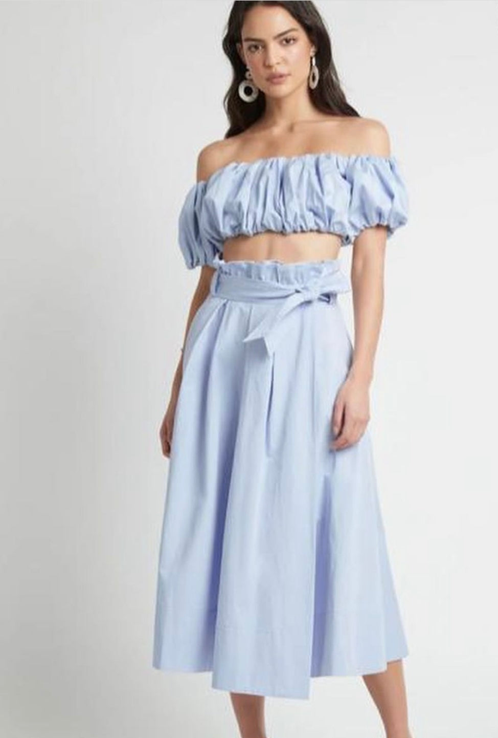 Sheike Baby Blue Midi Skirt & Top